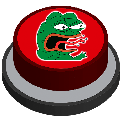 Pepe Reeee Angry Meme Button
