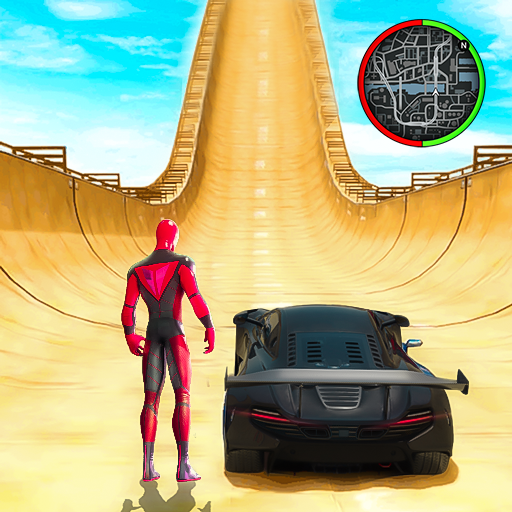 Superhero Car spider Racing