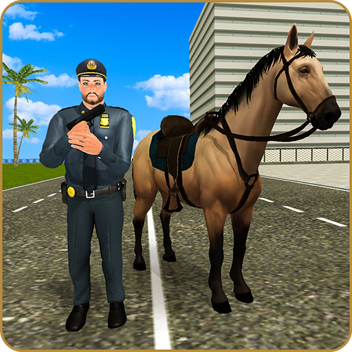 Police Horse Street Crime Chase: NY City Cop Duty