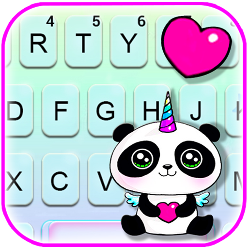 Panda Unicorn Smile Keyboard T