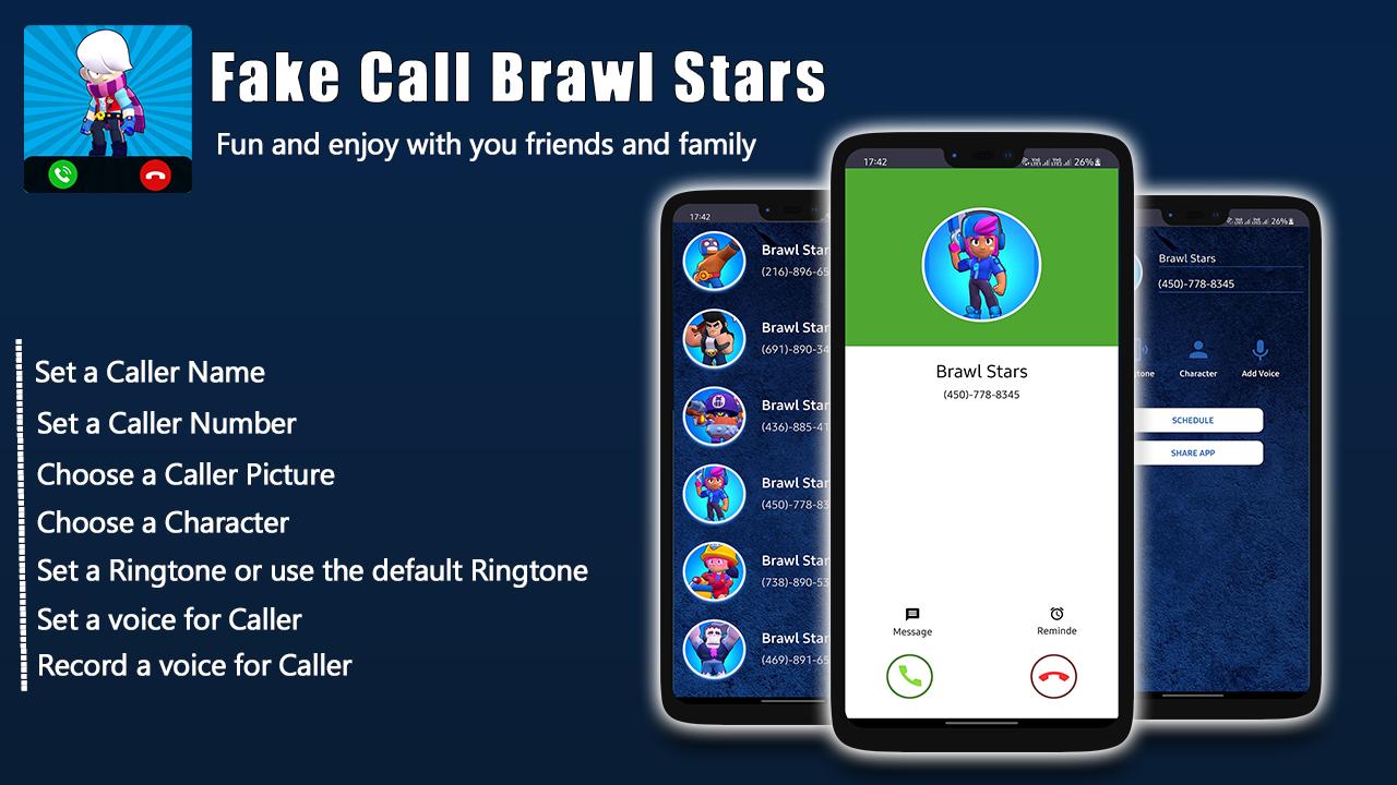 Скачать Fake call Brawl Stars на ПК | Официальный представитель GameLoop