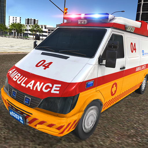 Emergência resgate ambulância