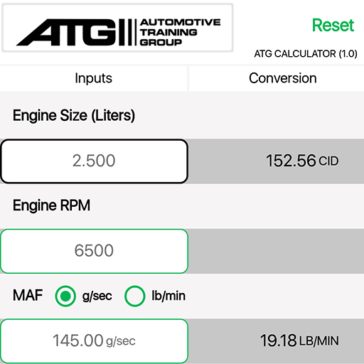 VE Calculator