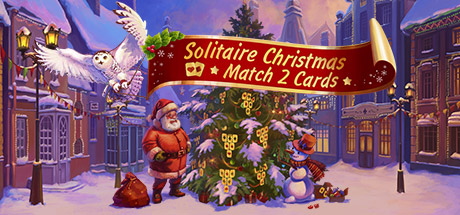 Solitaire Christmas. Match 2 Cards