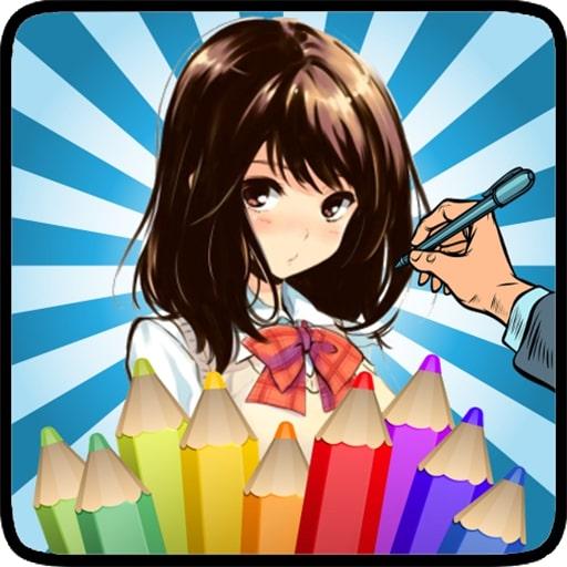 Coloring Manga Anime Cute