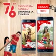 Photoframes Kemerdekaan Indonesia 2021