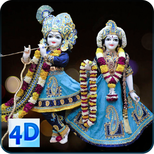 4D Radha Krishna Murti Darshan