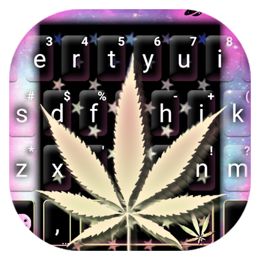 Galaxy Weed Keyboard Theme