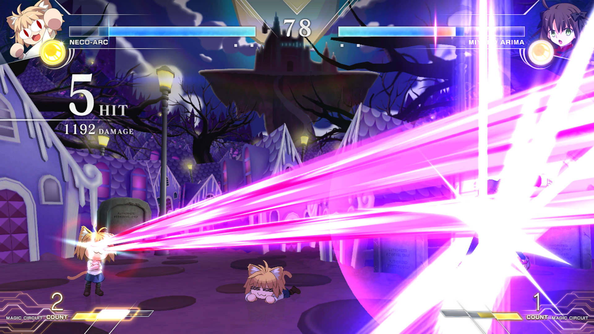 Download MELTY BLOOD: TYPE LUMINA - Neco-Arc Round Announcements Free and  Play on PC