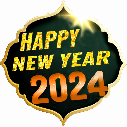 Happy New Year 2024 Stickers