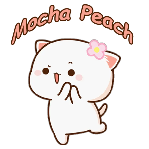 Mochi Mochi peach Cat Stickers