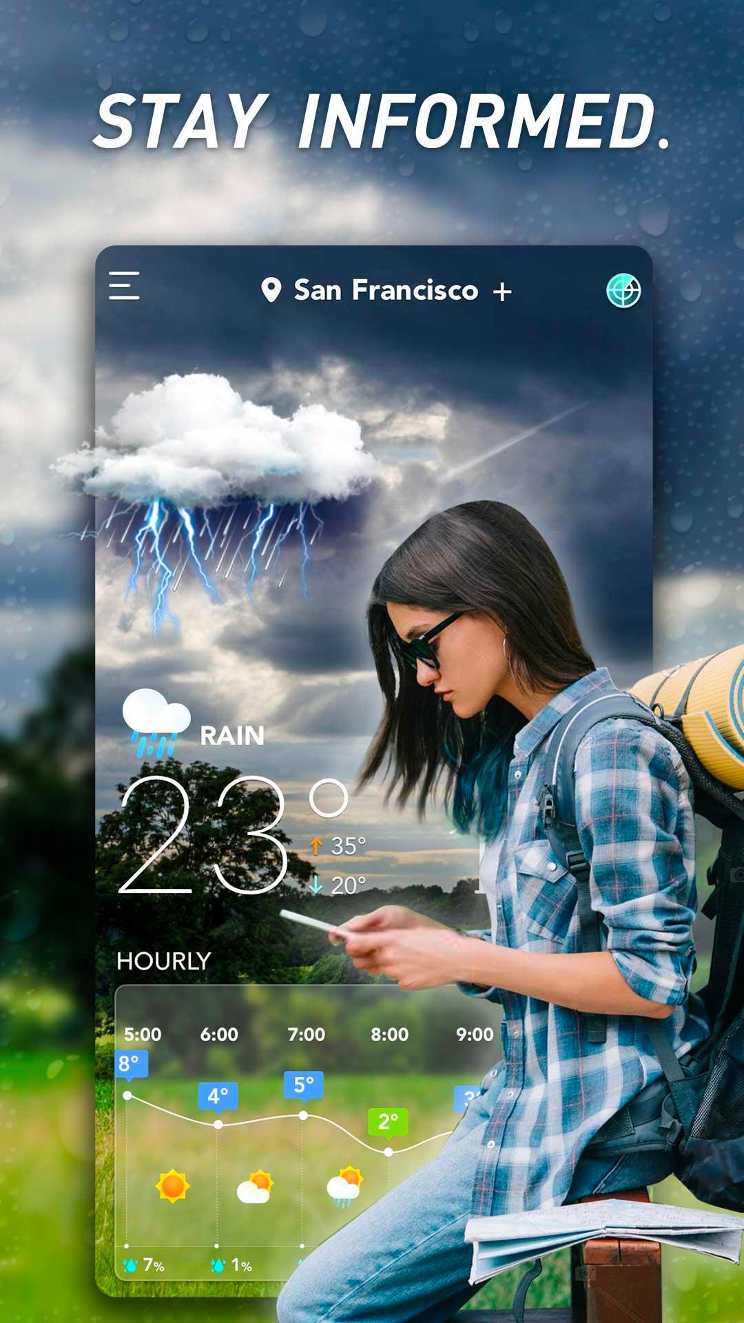 Download Local Weather Forecast Widgets android on PC