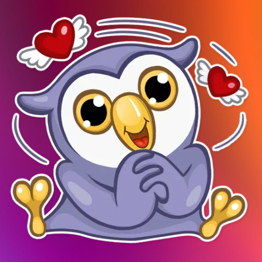 WASticker Owl stickers