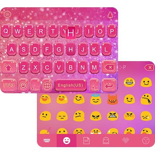 PinkHeart Emoji iKeyboardTheme