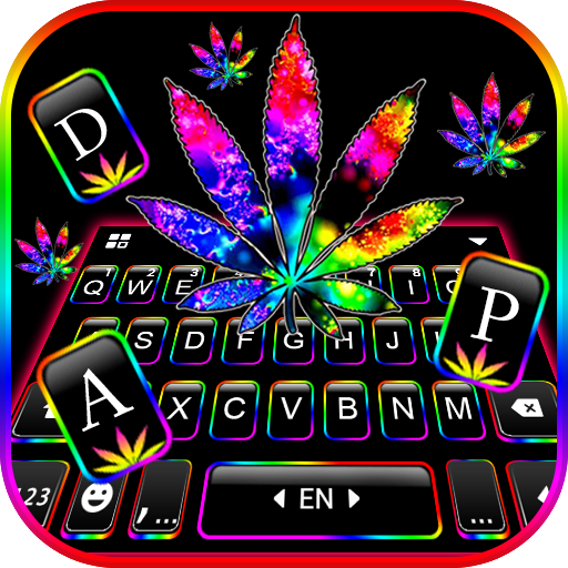 Colorful Weed keyboard
