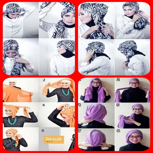 Turban Hijab Tutoriais