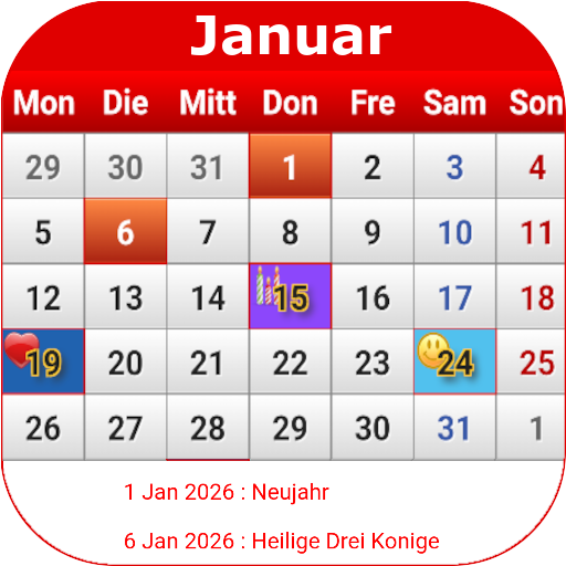 Deutsch Kalender 2026