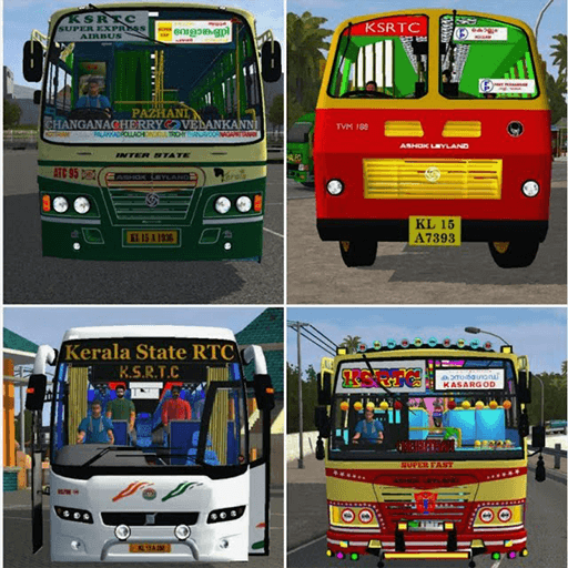 Kerala India Mod Livery Bussid