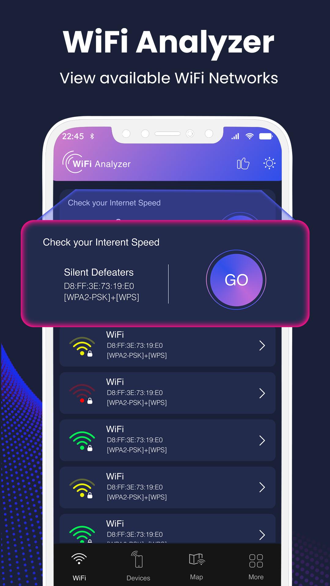 Скачать WiFi Analyzer-WiFi Speed Test на ПК | Официальный представитель  GameLoop