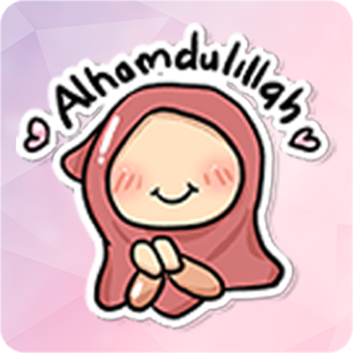 Animasi Sticker WA Akhwat Hija