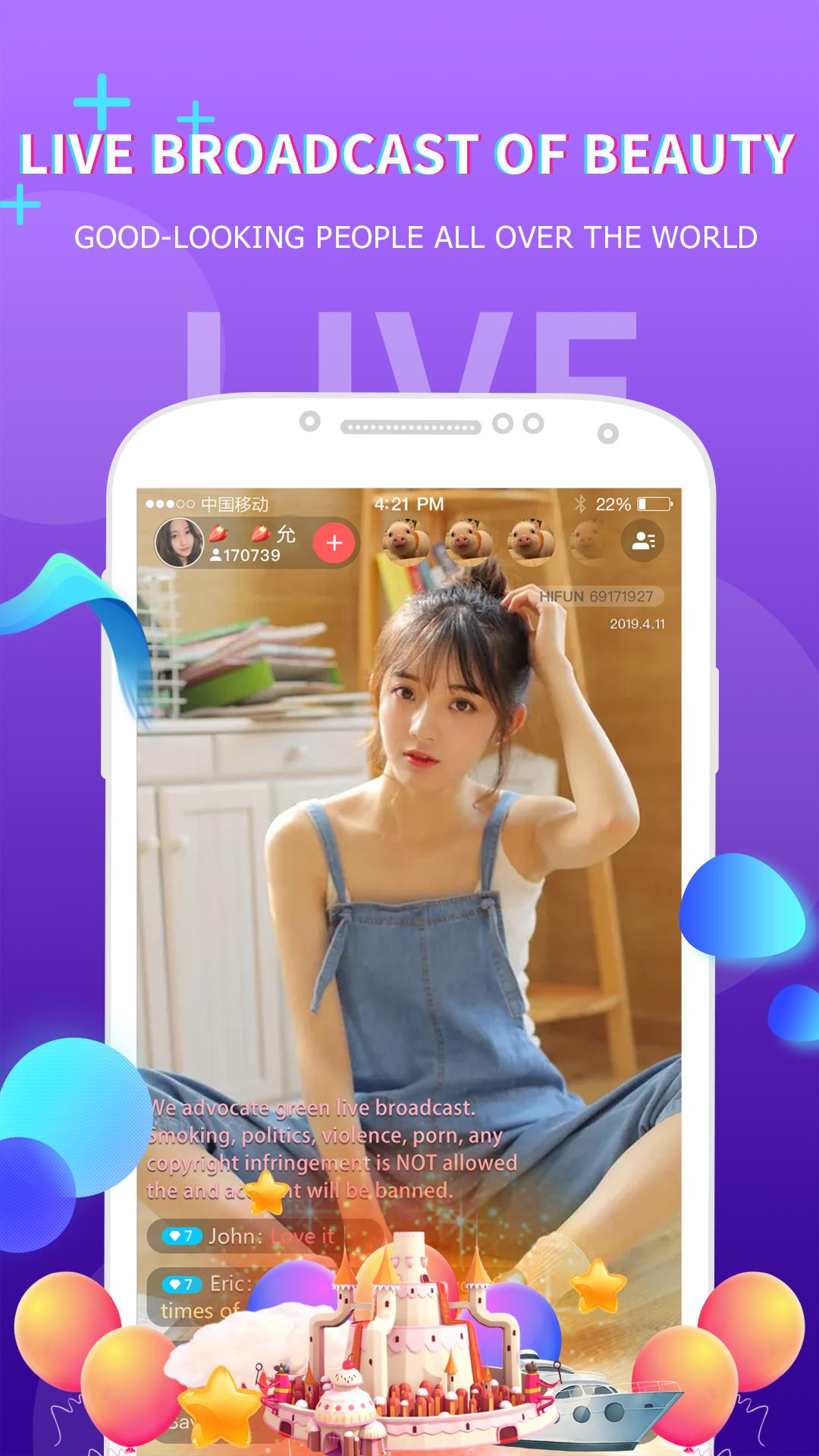 Download HiFun - match, dating, 1v1 video chat android on PC