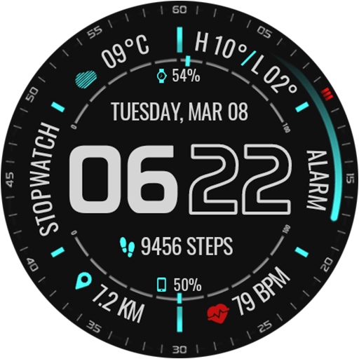 Time Vortex Watch Face