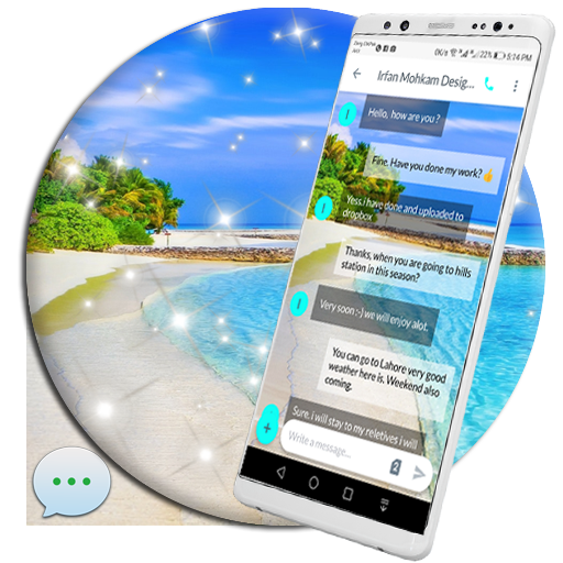 Beach SMS Theme