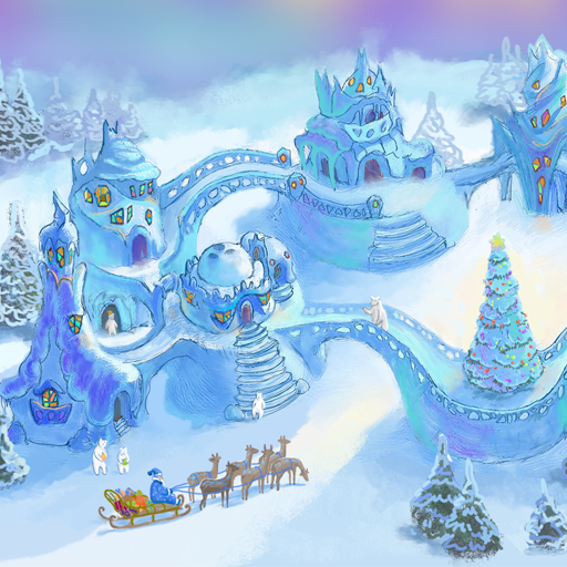 Snow Village Live Wallpaper