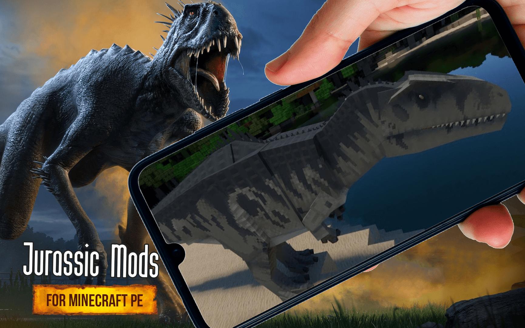 Скачать Jurassic World Minecraft Mod на ПК | Официальный представитель  GameLoop