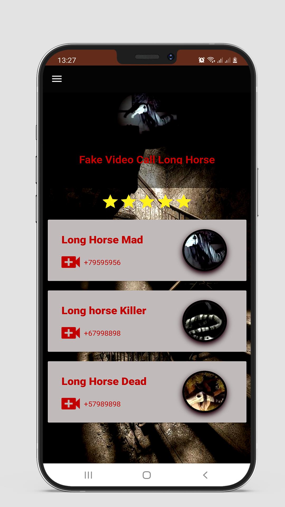 Download Fake Video Call long horse hor android on PC