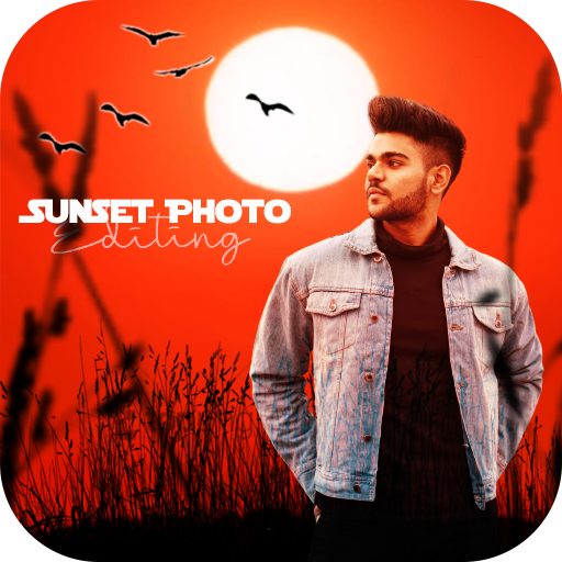 Sunset Photo Editor, Cut Paste