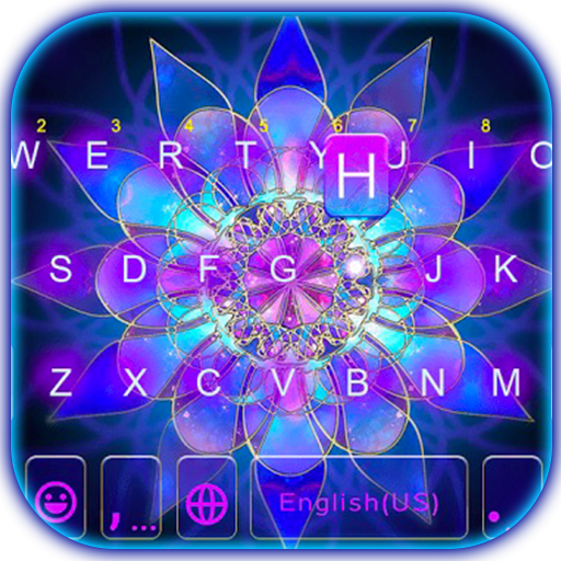 最新版、クールな Sparklelotus のテーマキーボー