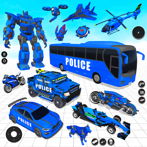Bus Robot Polisi: Game Mobil