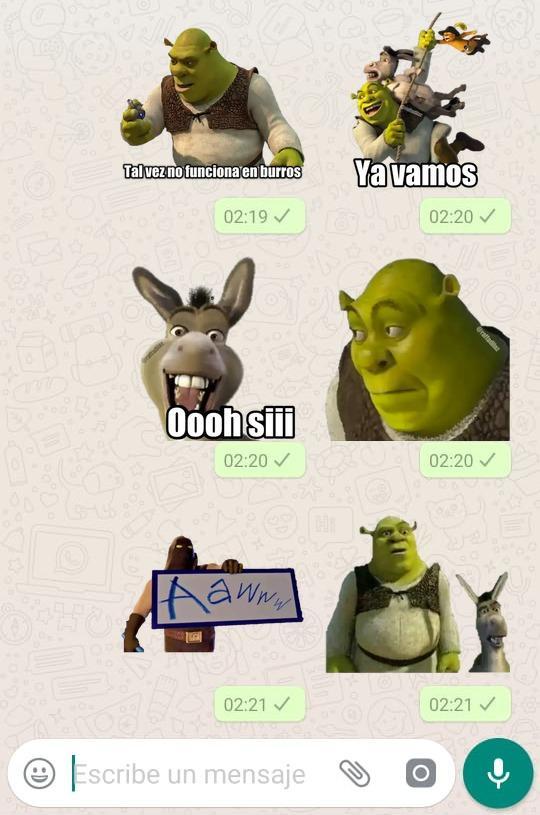 Burro (Shrek) - Stickers for WhatsApp