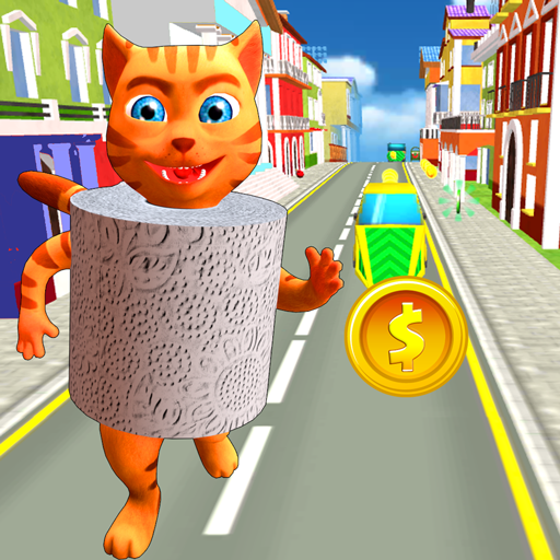 Toilet Paper Cat Run