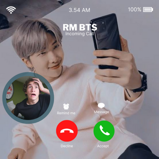 BTS RM NAMJOON VIDEOCALL