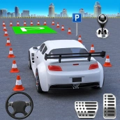 Game mengemudi parkir mobil 3d