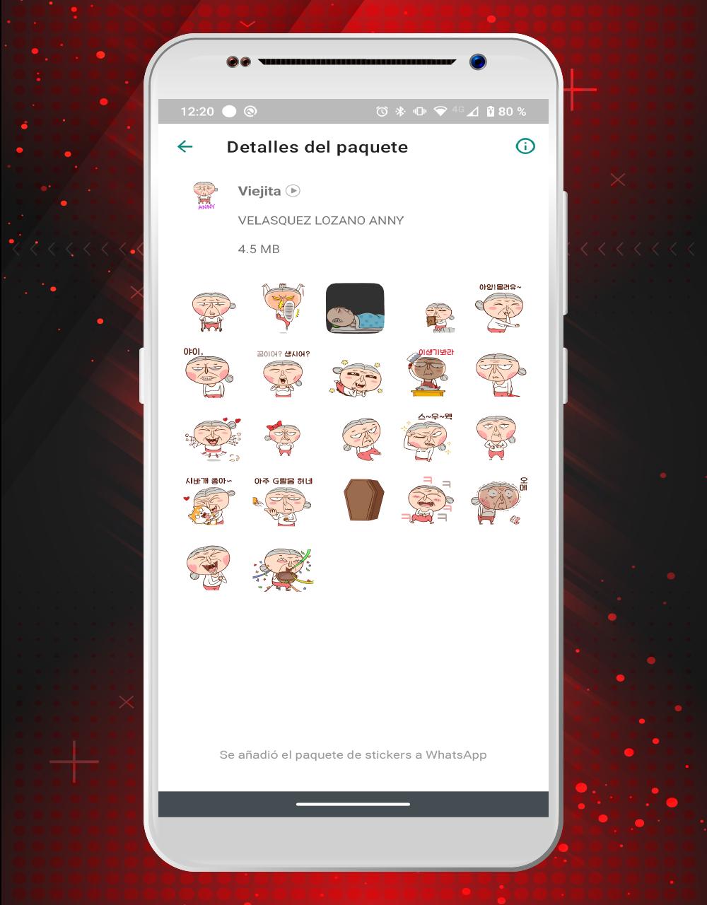 Download Assorted animated stickers - W android on PC