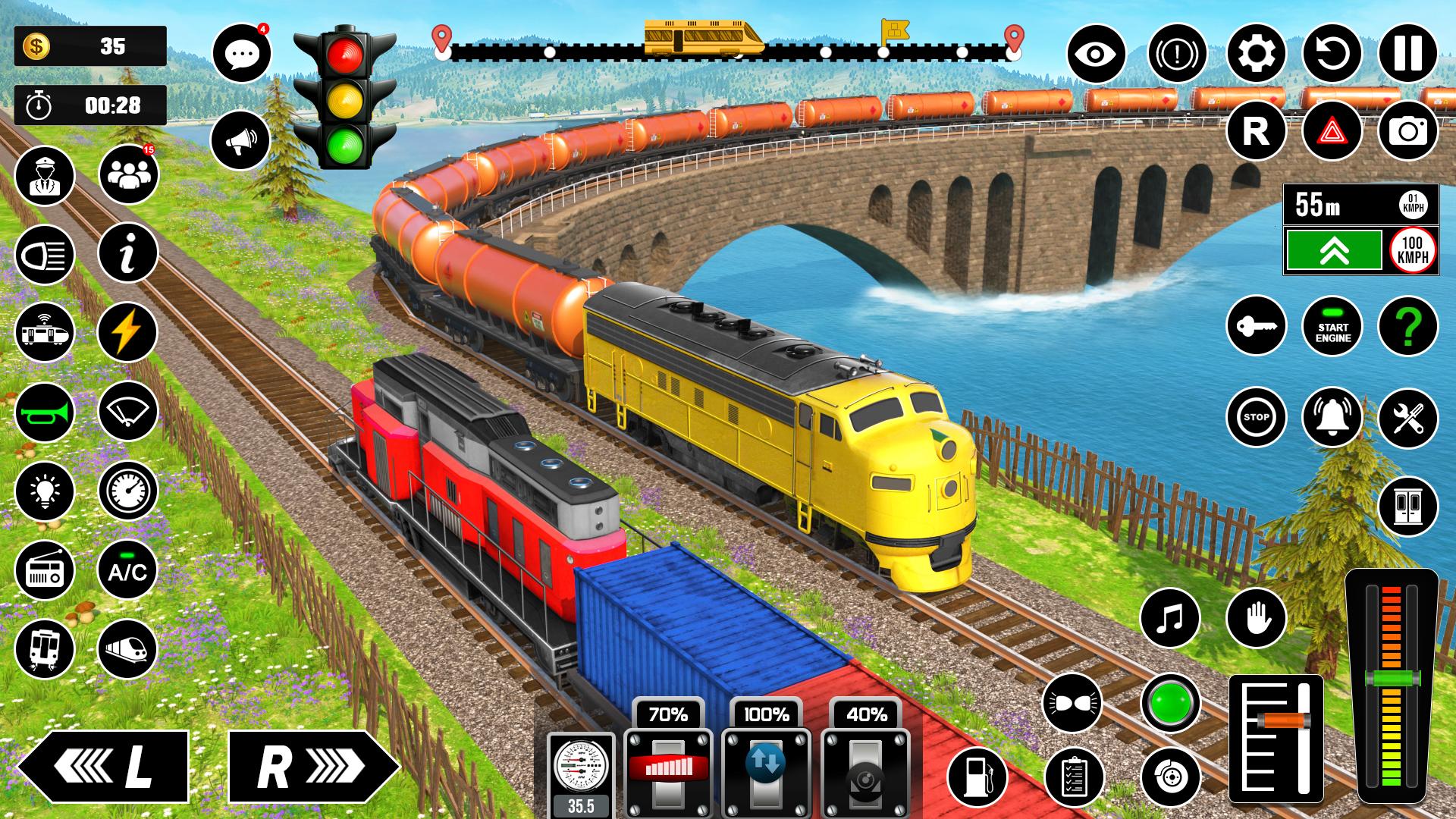 Скачать Railroad Train Game поезд игры на ПК | Официальный представитель  GameLoop