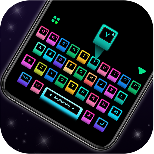 LED keyboard : RGB Colorful Keyboard Lighting