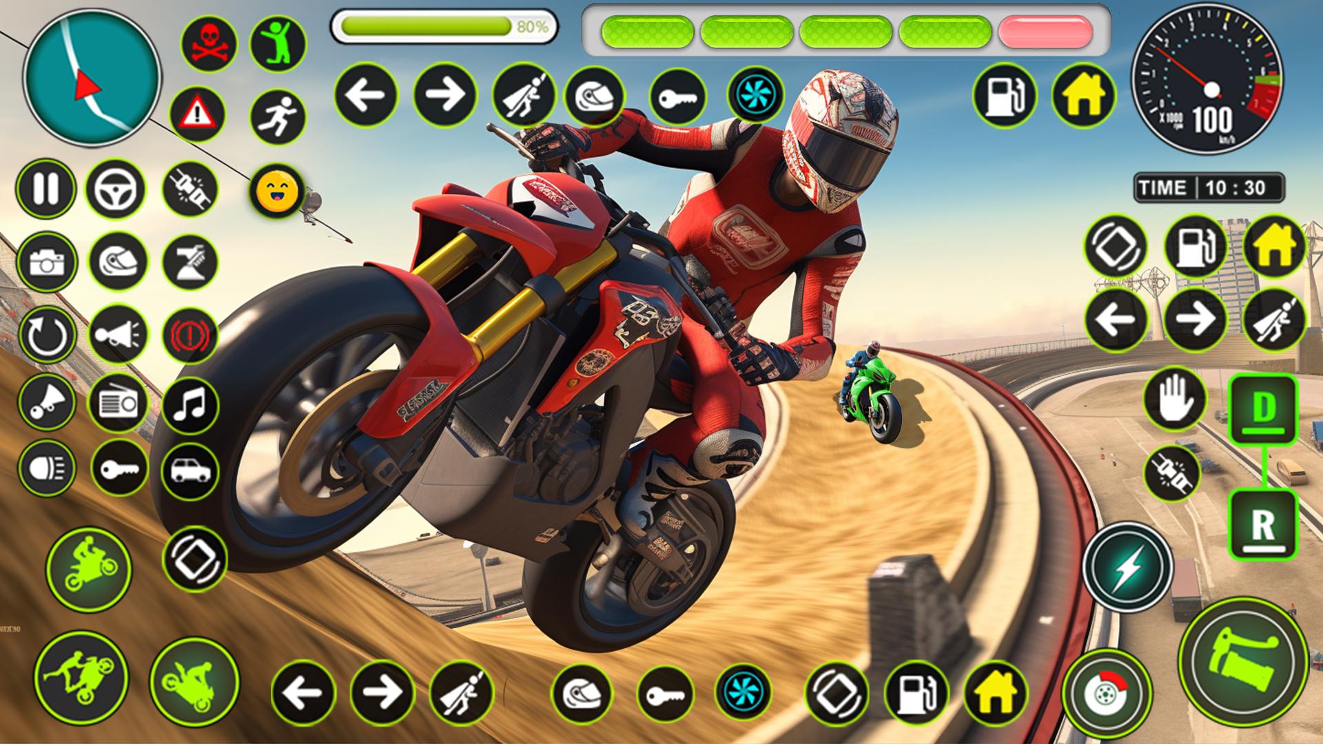 Скачать Mega Ramp Moto Stunt Bike Game на ПК | Официальный представитель  GameLoop