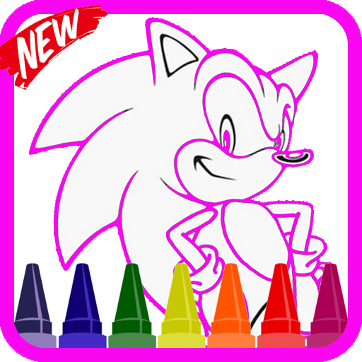 Coloring Soni The Hedgehogs He