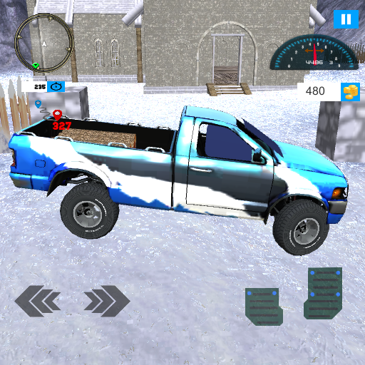 Snow Truck Driving Simulator