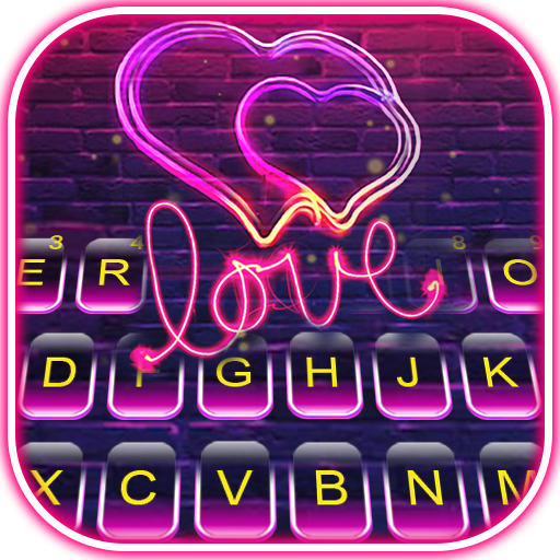 Neon Love 2 कीबोर्ड
