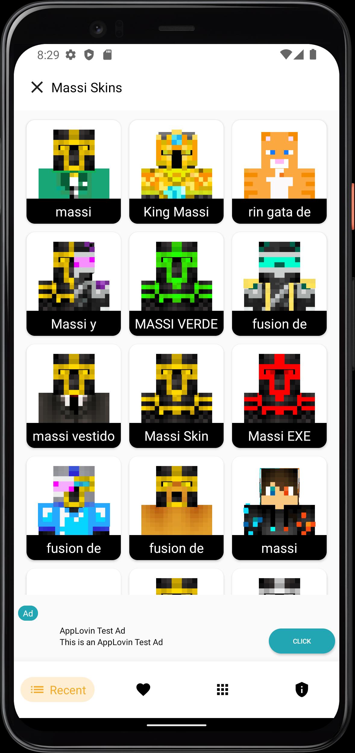 Скачать Massi Skins for Minecraft на ПК | Официальный представитель GameLoop