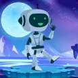 Robot: Jump and collect stars