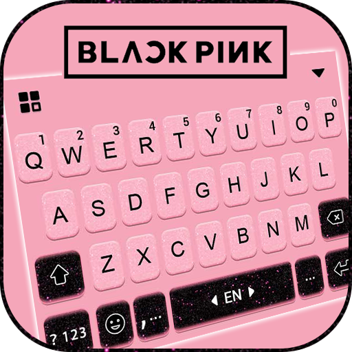 クールな Black Pink Chat のテーマキーボード