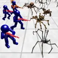 Stickman Spiders Battle Simula