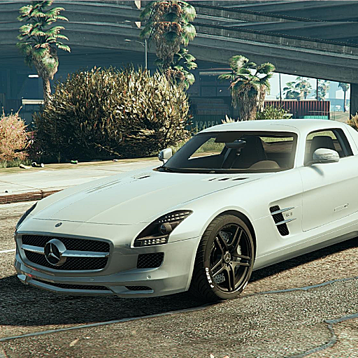 Extreme Mercedes SLS: Drift X