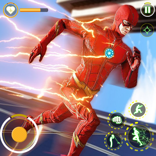 herói da velocidade do flash3d